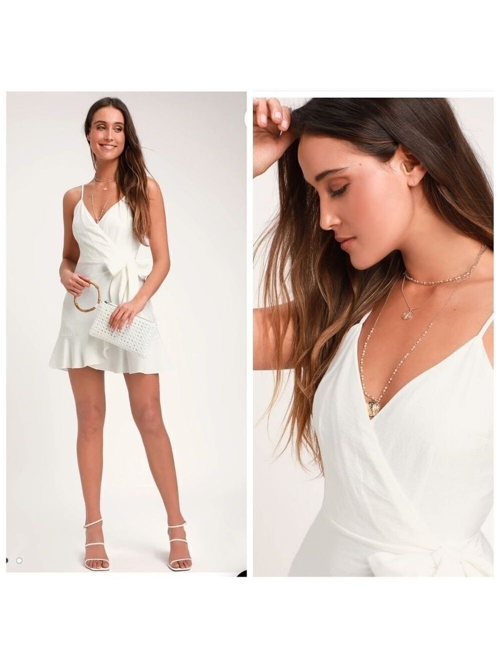 Nwot The Fifth Label Soulmate Ruffle Wrap Dress
